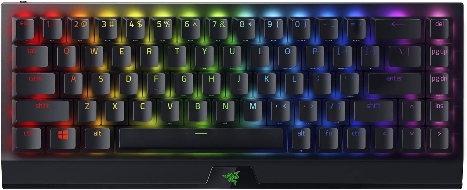 Razer BlackWidow V3 Mini Hyperspeed Phantom Edition 65% Wireless Mechanical Gaming Keyboard - Black Razer BlackWidow V3 Mini Hyperspeed Phantom Edition 65% Wireless Mechanical Gaming Keyboard - Black